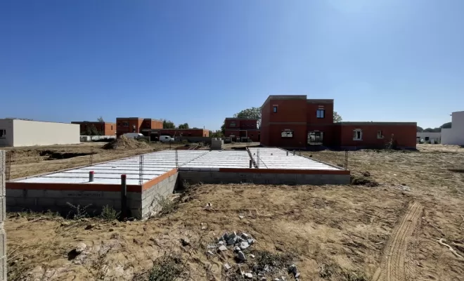 Réseau évacuation en vide Sanitaire , Thézan-lès-Béziers, Leclaire Maxime